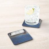 ライトブルーとホワイトヴィンテージトラック コースター (右側)