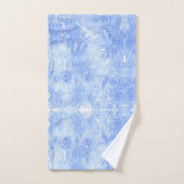 ライトブルーとホワイト抽象芸術バスタオルセット バスタオルセット (ハンドタオル)