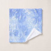 ライトブルーとホワイト抽象芸術バスタオルセット バスタオルセット (ウォッシュタオル)