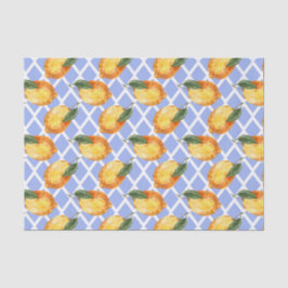 ライトブルーとレモン 薄葉紙