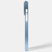 ライトブルーのきらめくゴージャスなシグネチャー Case-Mate iPhoneケース (裏面 / 左)