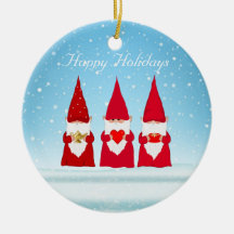 ライトブルーのクリスマスノーム