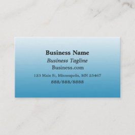 ライトブルーのグラデーションとブラックシンプルのビジネス 名刺