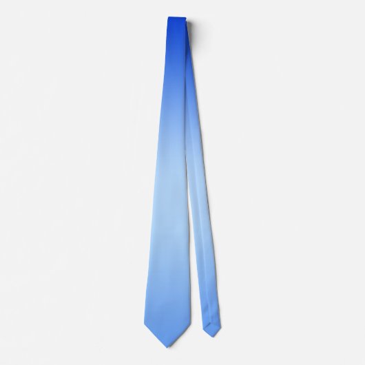 ライトブルーのグラデーション ネクタイ (正面)