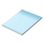 ライトブルーのグラデーション ノートパッド (回転)