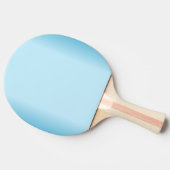 ライトブルーのグラデーション 卓球ラケット (横)