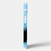 ライトブルーのグラフィックアニマルプリント Case-Mate iPhoneケース (裏面 / 右)