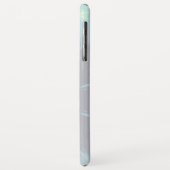 ライトブルーのゴールドカドゥケウス認定看護師シンボル Case-Mate iPhoneケース (裏面/左)