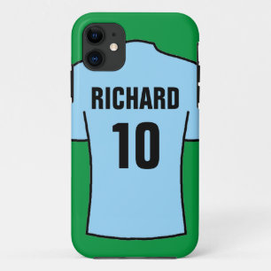 ライトブルーのサッカーシャツCase-Mate iPhone Case 11 ケース