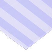 ライトブルーのストライプ ショートテーブルランナー (コーナー)