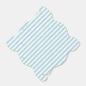 ライトブルーのストライプ フェイバーボックス (折り畳みなし)