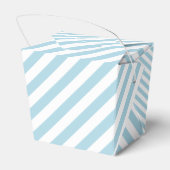 ライトブルーのストライプ フェイバーボックス (裏面サイド)