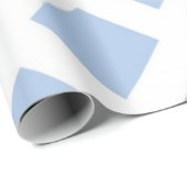 ライトブルーのダイヤモンド（白） ラッピングペーパー (ロールコーナー)