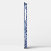 ライトブルーのダメージジーンズのテクスチャ Case-Mate iPhoneケース (裏面 / 左)