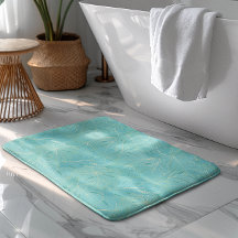 ライトブルーのトロピカルパーム葉のパターン