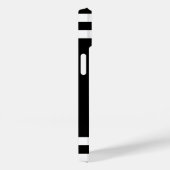 ライトブルーのバスケットボールチーム名とプレイヤー番号 Case-Mate iPhoneケース (裏面 / 右)