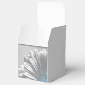 ライトブルーのフローラハイラ結婚イト フェイバーボックス (オープン)