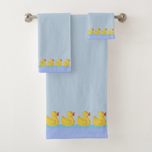 ライトブルーの子 ducklings バスタオルセット (インサイチュ)