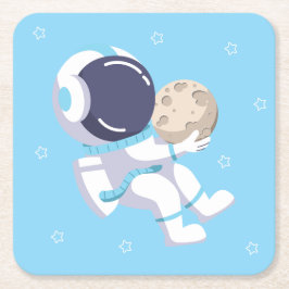 ライトブルーの宇宙飛行士 - ペーパーコースター