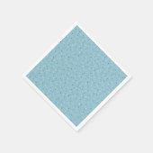 ライトブルーの小さな水玉模様。 スタンダードカクテルナプキン (角)