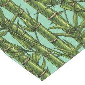 ライトブルーの竹林 ショートテーブルランナー (コーナー)