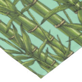 ライトブルーの竹林 テーブルクロス (アングル)