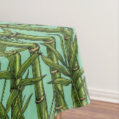 ライトブルーの竹林 テーブルクロス (インサイチュ)