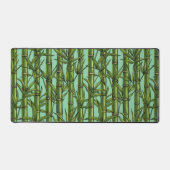 ライトブルーの竹林 デスクマット (正面)