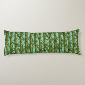 ライトブルーの竹林 ボディピロー (裏面)