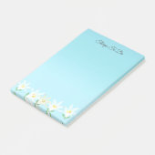 ライトブルーの花が咲く白いアマリリス ポストイット (アングル)