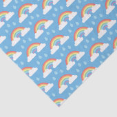 ライトブルーの虹と雨滴 薄葉紙 (詳細)