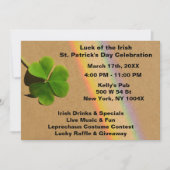 ライトブルーの虹セントパトリックデーの招待状 招待状 (正面)