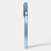 ライトブルーの輝くGlamシグネチャーガーリー Case-Mate iPhoneケース (裏面 / 左)