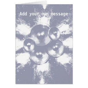 ライトブルーの音楽スピーカー