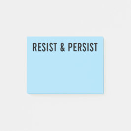 ライトブルーの黒いはっきりした文字をレジストして持続 ポストイット