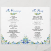 ライトブルーアジサイの緑の折り返し結婚の数 (裏面)