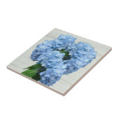 ライトブルーアジサイの花 タイル (側面)