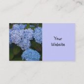 ライトブルーアジランジア 名刺 (裏面)