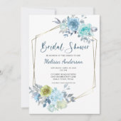 ライトブルーイエローグリーンフローラブライダルシャワー (正面)