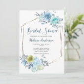 ライトブルーイエローグリーンフローラブライダルシャワー (スタンド正面)