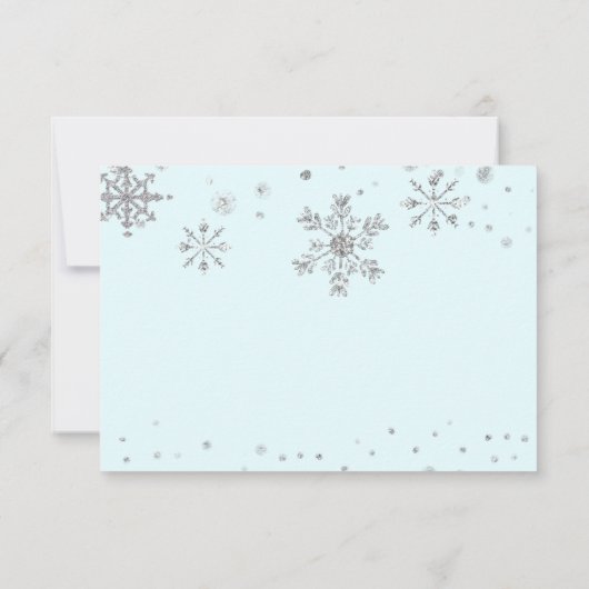 ライトブルーウィンターフローラ 出欠カード (裏面)