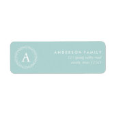 ライトブルーウィンターリース ラベル (正面)