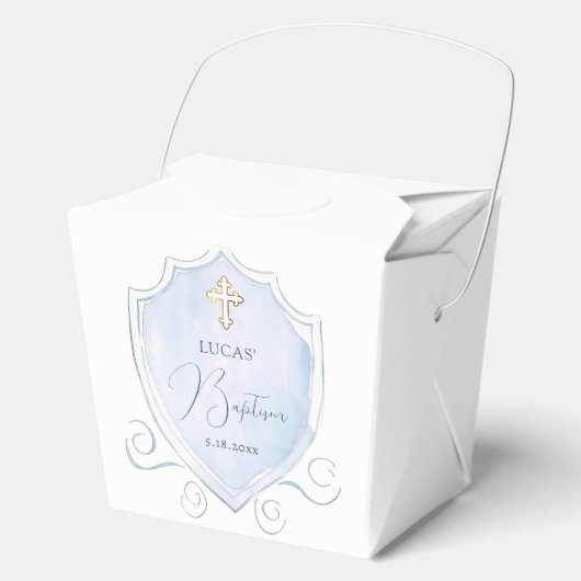 ライトブルーウォータークレストバプティステイクアウト フェイバーボックス (正面)