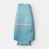 ライトブルーウォールテクスチャボトルクール ボトルクーラー (正面)