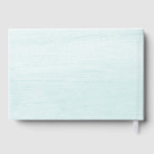 ライトブルーウッドパームツリービーチハウスゲストブック ゲストブック (裏面)