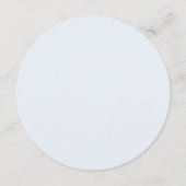 ライトブルーエレガントウォーターカラークレストラウンド メニュー (裏面)