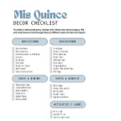 ライトブルーエレガントクインセアニラ – ウェルカムサイン 横断幕