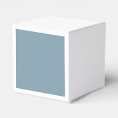 ライトブルーエレガントモノグラモダンムシンプルの名前 フェイバーボックス (裏面サイド)