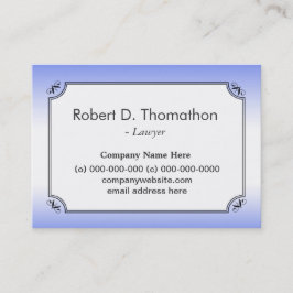 ライトブルーエレガント情報プロファイルカード 予約カード