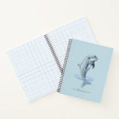 ライトブルーカスタムのイルカ、いかり、スクリプト ノートブック (内部)